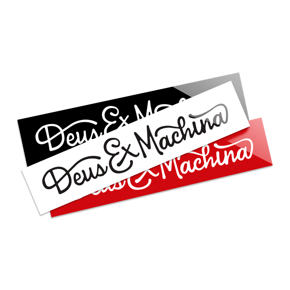 Deus Ex Machina Decal Sticker - DEUS-EX-MACHINA-DECAL