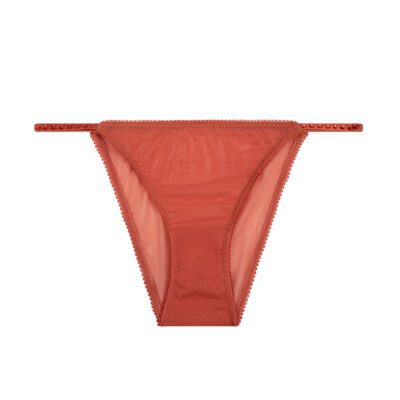 Joe Boxer Women's Sexy Lingerie Underwear Intimates Lace Trim Bikini Panties  Tan